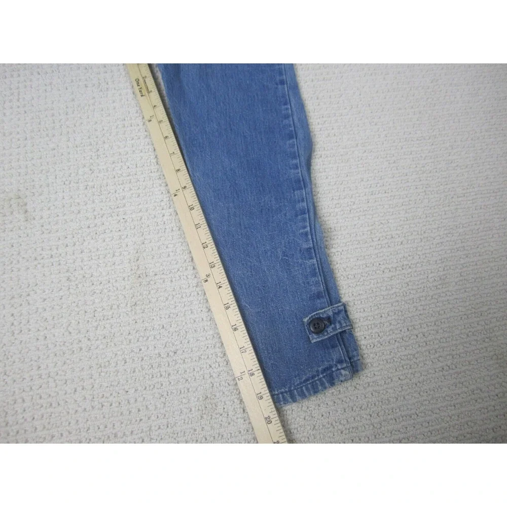 VTG Oshkosh B'Gosh Overalls Boys Sz 6 Blue Denim‎ Jean Mechanic Farmer Full Suit